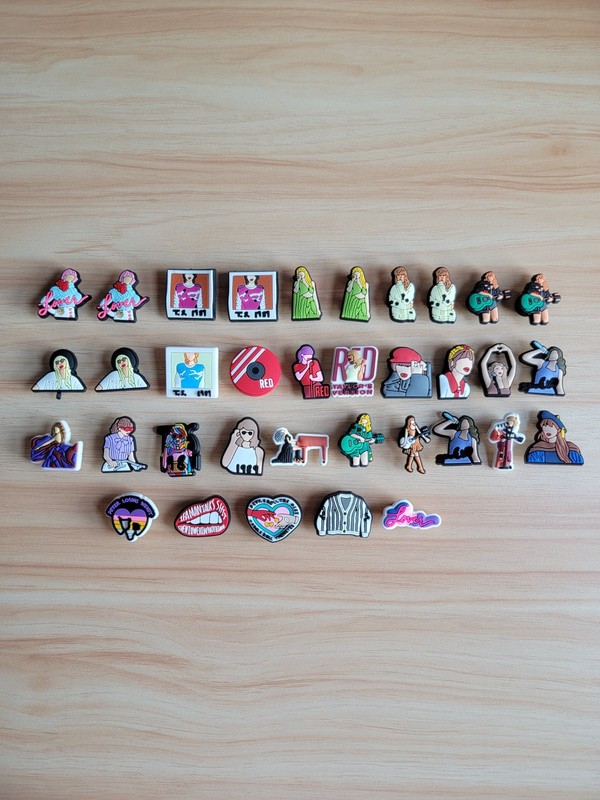 Taylor Swift Shoe charms for crocs, Multi-pack 35 CT 