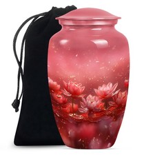 Lotus Light Funeral Urns for Ashes Adult Dad Female 10 Inch