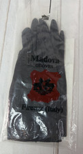 Vintage Madova Italy Italian Brown Leather Driving Gloves Women's NOS