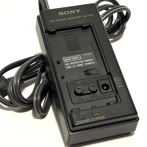 Genuine OEM Sony AC-V30 Power Adapter Battery Charger HandyCam Camcorder