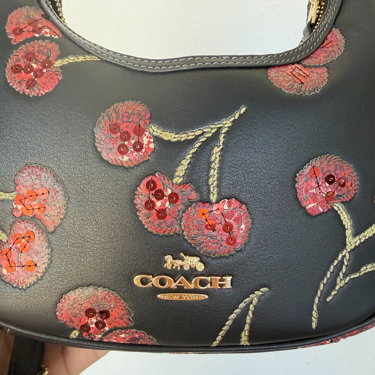 Coach Carmen Mini Crossbody Bag With Cherry Print CCZ22 NWT | eBay