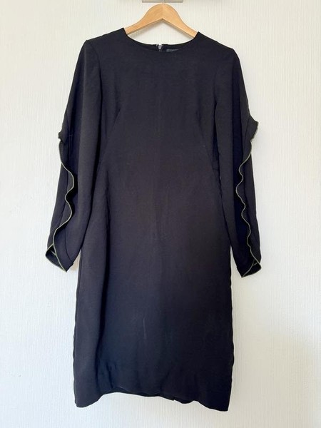 Women COS Dress Black Viscose 36 #6QRR