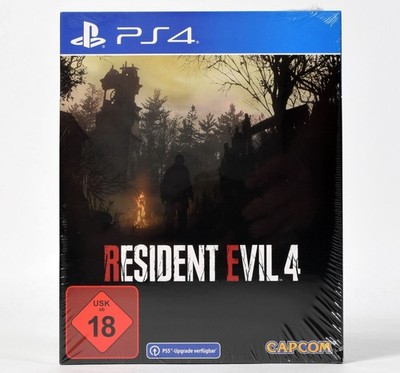Sony PlayStation 4 PS4,Resident Evil 4 Remake Steelbook Edition,OVP,USK,neu