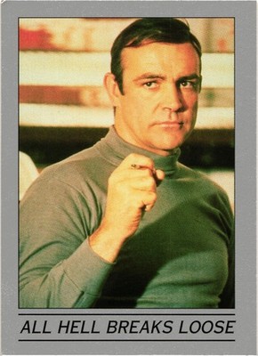 James Bond 007 #22 All Hell Breaks Loose Single Card Eclipse Cards 1993