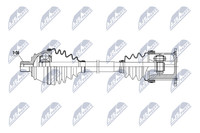 Nty Antriebswelle NPW-AU-105 104Mm FüR Audi A6 C6 4F2 Avant 4F5 A8 D3 4E2 4E8