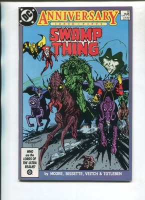 SWAMP THING #50 NM WP V1 DC 1986! ALAN MOORE! 1ST JUSTICE LEAGUE DARK!
