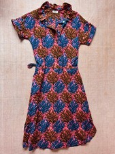 Endelea Baumwollkleid Kurzarm Korallenmuster ...