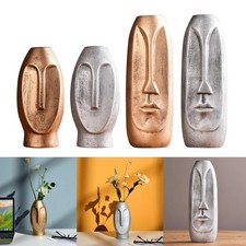 Ceramic Succulent Cactus  Planter White  Flowers Plant Pots Vase Planter for