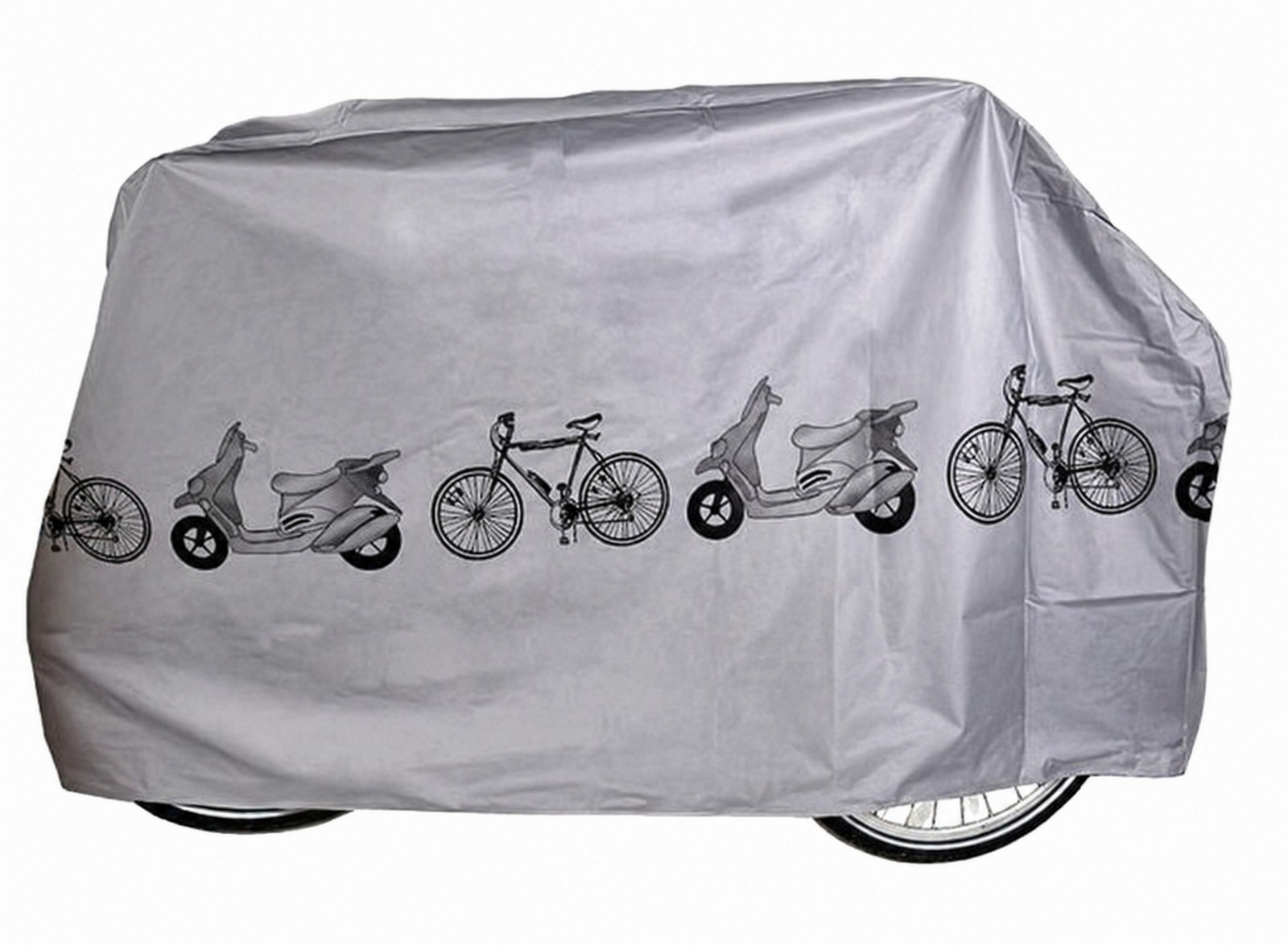 Housse de vélo XL haute densité avec double couture étanche grise