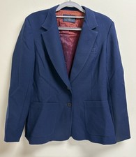 Levi Strauss Vintage Women s Blazer Size 12 Navy Tailored Jacket