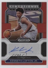 2022-23 Prizm Draft Picks Sensational Signatures Red Kenneth Lofton Jr Auto 4z8
