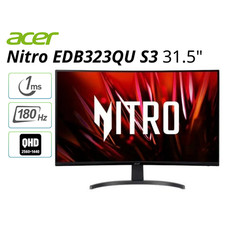 Acer Nitro EDB323QU S3 31.5" Gaming Monitor 2560x1440 180Hz 250Nit Refurbished