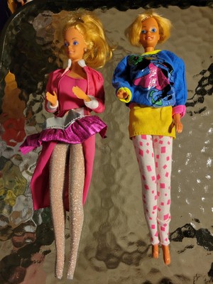 1985 DIVA Rare Outfit Barbie & the ROCKERS Rock Band Doll Vintage Pixie Cut Lot