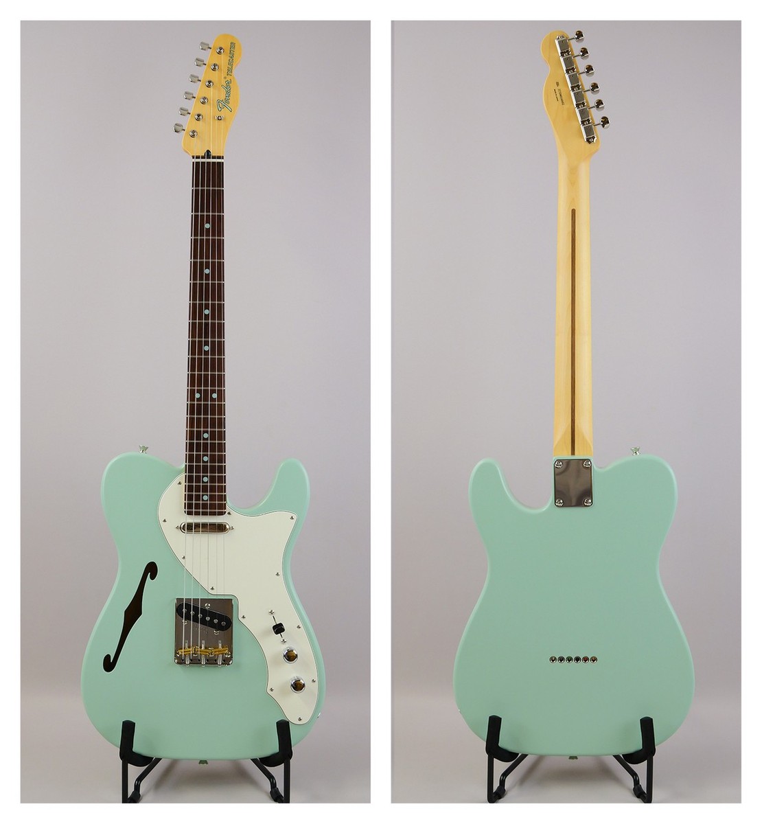 ギター Fender telecaster thinline Kusumi green Fender Made in Japan Limited Kusumi Color Telecaster