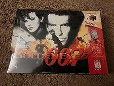 GoldenEye 007 N64 Complete in Box Authentic! Very Clean Copy. Look At pics!