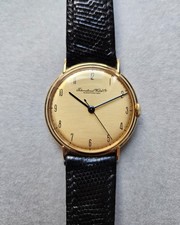 IWC Herrenarmbanduhr 1941 Vintage 18k Gold Manual - ZERTIFIKAT