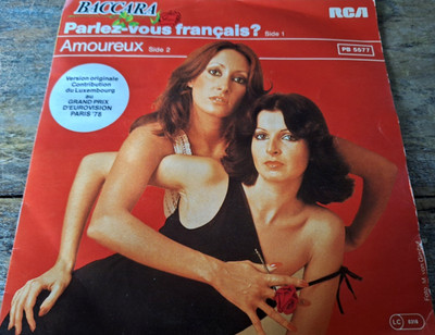 BACCARA - Parlez-vous Français? 7'' VINYL / RCA - PB 5577 / 1978