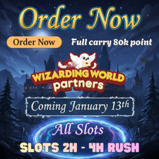 Wizarding World Partners Event     Monopoly Go - Slots 2h/4h Full Carry 80k