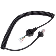 8 Pin HM-152 Mic Handheld Radio Speaker Microphone PU Cable for ICOM4789
