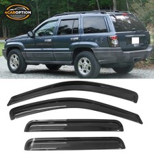 Fits 99-04 Jeep Grand Cherokee Wj Window Visors Rain Sun Guard Vent 4pc Set Fits 99-04 Jeep Grand Cherokee Wj Window Visors Rain Sun Guard Vent 4pc Set