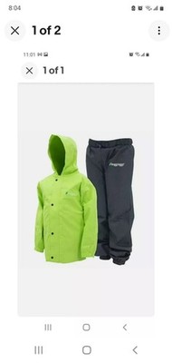 Youth Frog Togg Rain Suit Size Large 