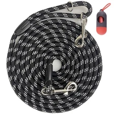 Long Rope Dog Leash for Dog Training 12FT 20FT 30FT 50FT, Reflective Threads ...