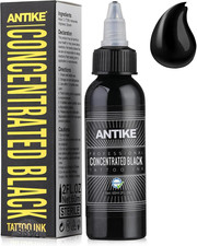 Black Tattoo Ink 2Oz Pro Tattoo Ink Concentrated Black 60Ml USA Standard Pigment