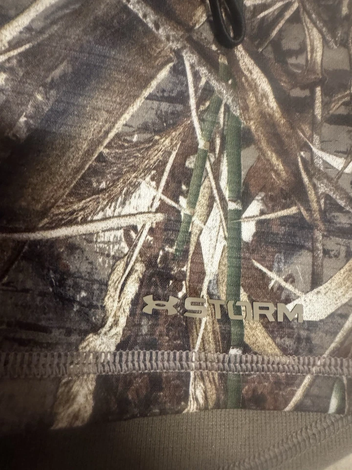 Under Armour Mens UA Scent Control Storm Neck Gaiter Camo Hunting Realtree Max-5 - Image 3 of 4