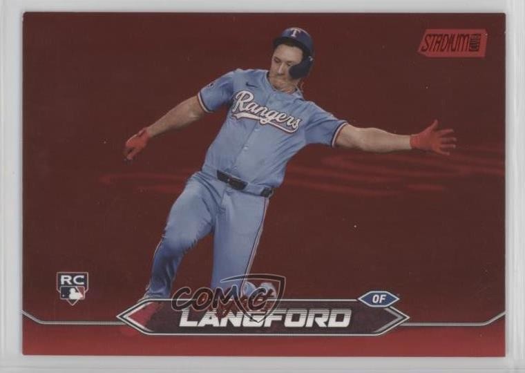 2024 Topps Stadium Club Red Foil Wyatt Langford #30 Rookie RC 1mc5