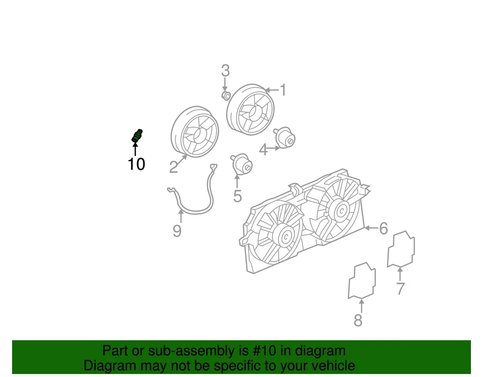 Genuine GM Buick Cadillac Chevrolet Engine Coolant Temperature Sensor 15326386 - Изображение 4 из 4