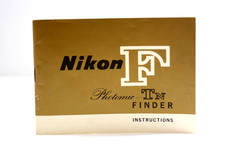 VINTAGE NIKON F CAMERA PHOTOMIC TN FINDER INSTRUCTION MANUAL EXCELLENT 