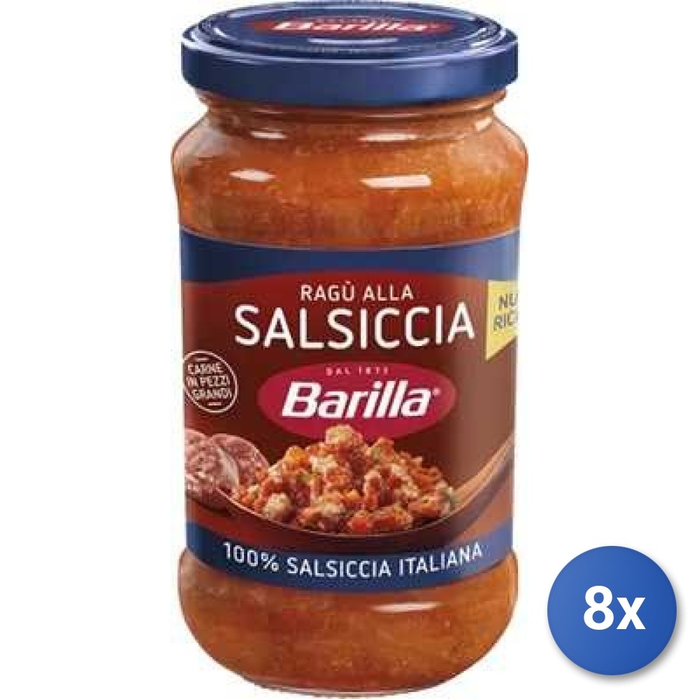 8x Multipack Barilla Sausage Sauce 300G