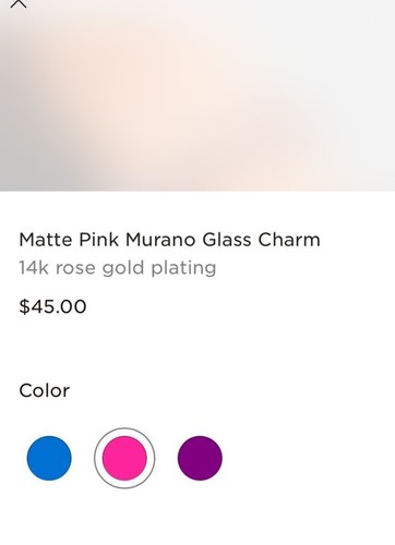 New 100% Authentic PANDORA Roses Gold Matte Pink Murano Glass Charm 789421C00 - Picture 16 of 16