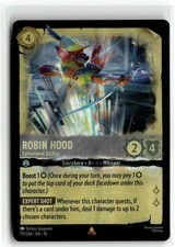 Robin Hood - Ephemeral Archer 171/204 Rare Whispers in the Well Lorcana Holo NM