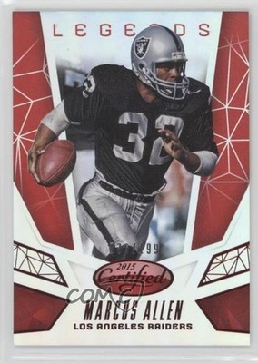 2015 Certified Legends Mirror Red /199 Marcus Allen #CL20 HOF 0af