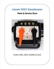 Lionel Transformer 1033, 1032, 1232 Svc & Op ...