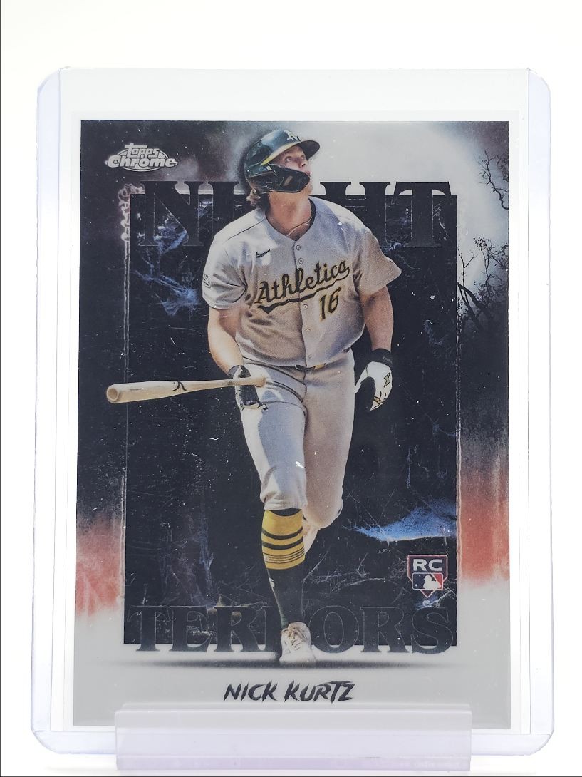 NICK KURTZ 2025 TOPPS CHROME UPDATE NIGHT TERRORS ROOKIE BASE RC Q2141