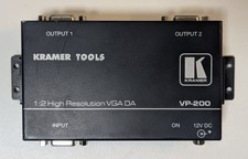 Kramer Tools VP-200 Graphics Video Distribution Amplifier No Power Supply