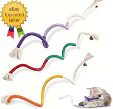 Cat Toys Chew Ropes 3 Pack 27 Inches Cat Chew Rope Toy for Teeth Cleaning