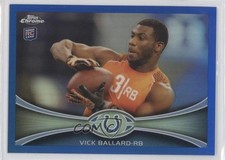 2012 Topps Chrome Blue Refractor 97/199 Vick Ballard #169 1j6