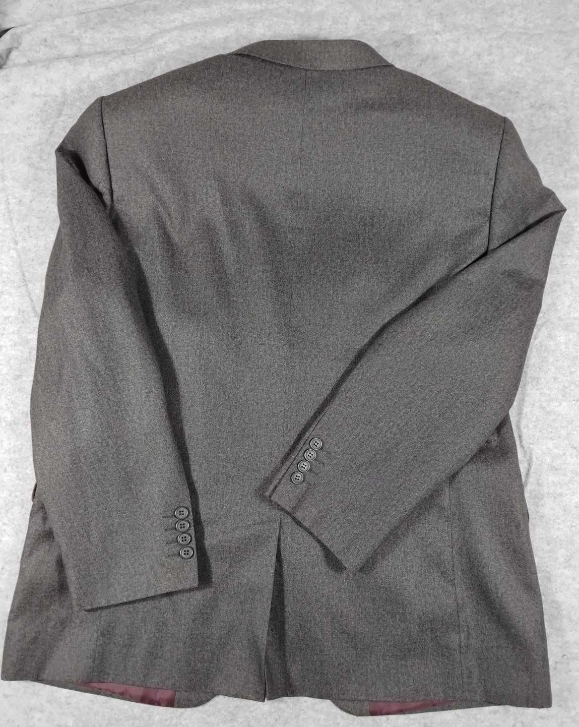 Men’s Suit Jacket Thomas Nash Grey  Blazer Size Medium 46” Chest K12x image 5