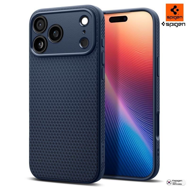 Spigen Liquid Air (Apple iPhone 17 Pro), Smartphone Hülle, Blau - Bild 2