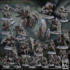 Rise of the Beastman by Artisan Guild 3D Prin...