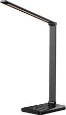 LED Desk Lamp with USB Charging Port, Dimmable Eye-Caring Reading Desk Light ...