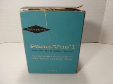 Vintage Pana-Vue I 2x2 Slide Viewer for 35mm slides by Sawyers W/Box MCM