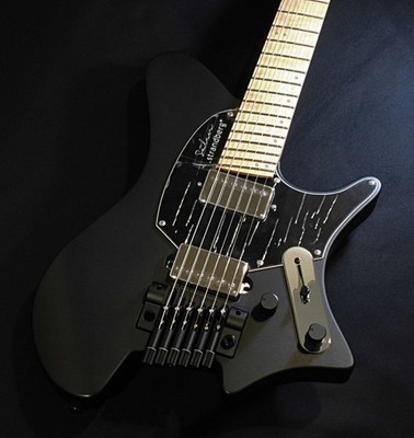 strandberg Salen Classic NX 6 Trem Black Used Okoume Body Maple