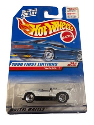 Hot Wheels 1998 First Editions Chaparral 2 28/40 #669 error wrong way packaging