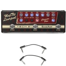 Tech 21 SansAmp Character Plus with EBS Patch Cables - Mop Top Liverpool