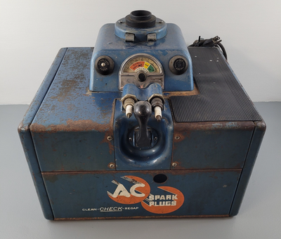 #ad #ad Vintage AC Delco Spark Plug Cleaner amp; Testing Machine Model A Advertising $239.99