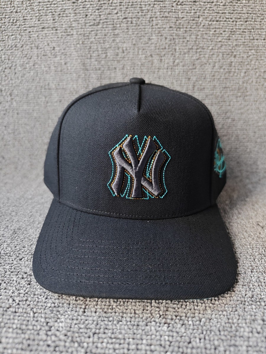 Mitchell & Ness New York Yankees 100th Anniversary Snapback Hat Black